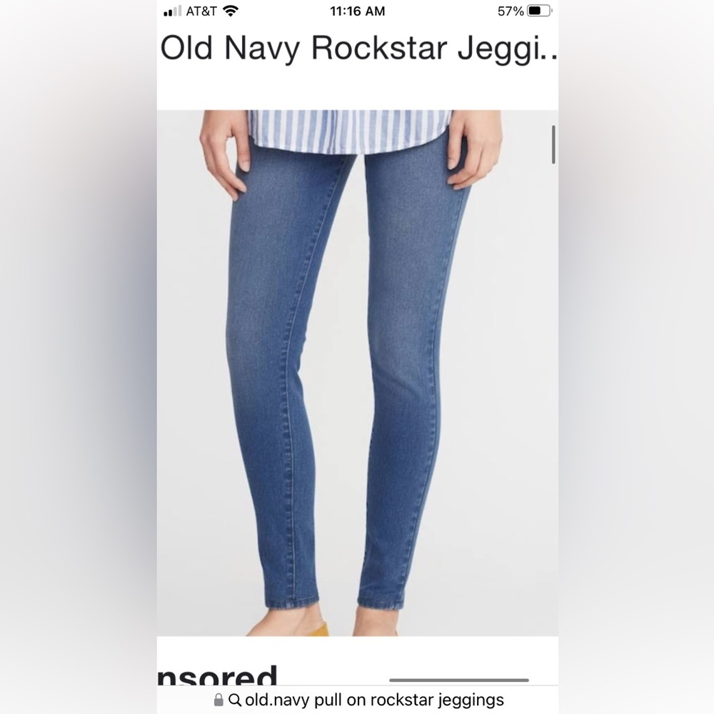 Women’s Old Navy Rockstar jean legging